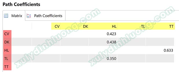 Phân tích ước lượng PLS Algorithm với SMARTPLS 3