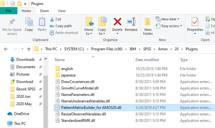 Cách tải, cài đặt và sử dụng Plugin Pattern Matrix Builder cho AMOS
