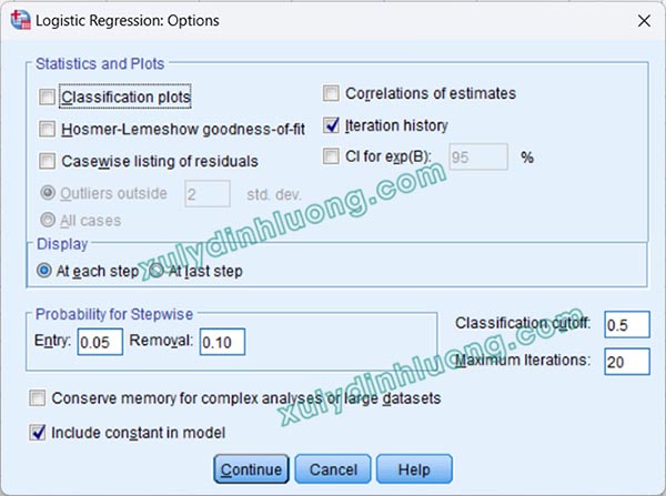 Phân tích hồi quy nhị phân Binary Logistic trên SPSS