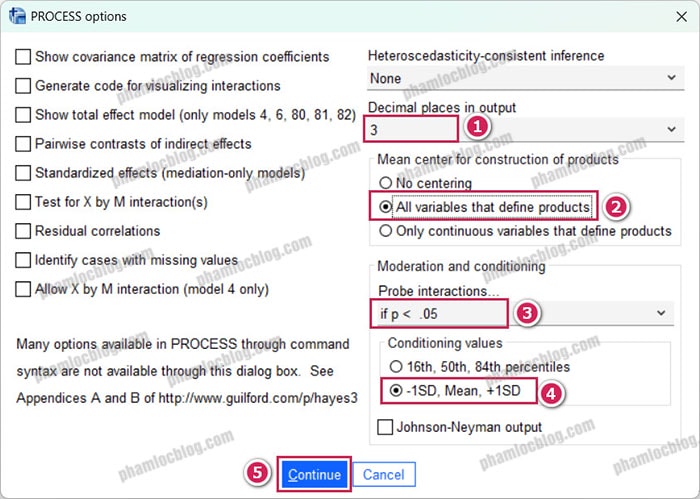 Xử lý moderated mediationvới macro PROCESS SPSS