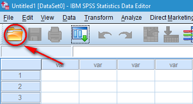 Hướng dẫn import dữ liệu Excel vào SPSS 