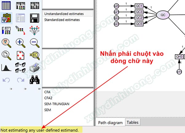 Xử lý biến trung gian mediator trên AMOS