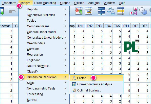 Phân tích nhân tố khám phá (EFA) bằng phần mềm SPSS