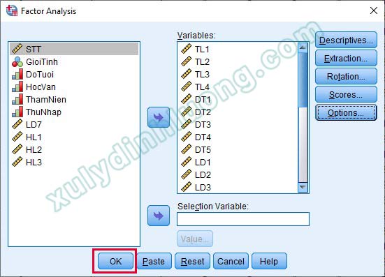 Phân tích nhân tố khám phá (EFA) bằng phần mềm SPSS