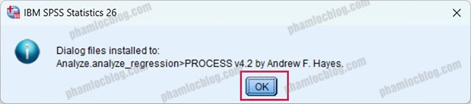 Cách tải và cài đặt macro PROCESS cho SPSS (20–31)