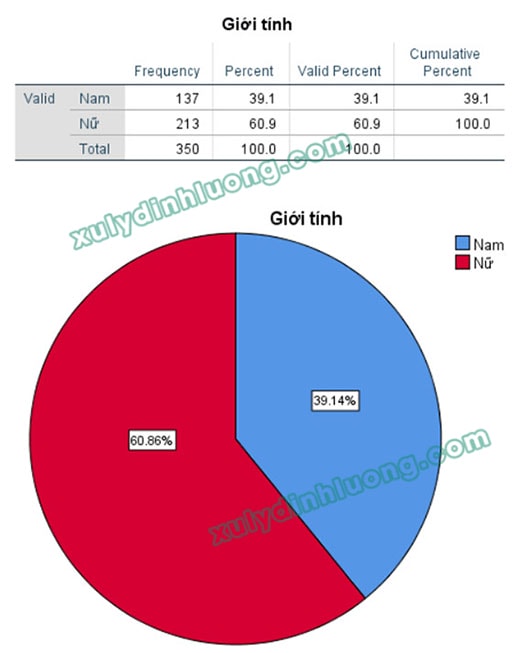 Nhận xét bảng số liệu SPSS theo quy trình luận văn