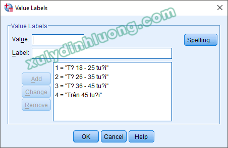 Các lỗi thường gặp khi dùng SPSS